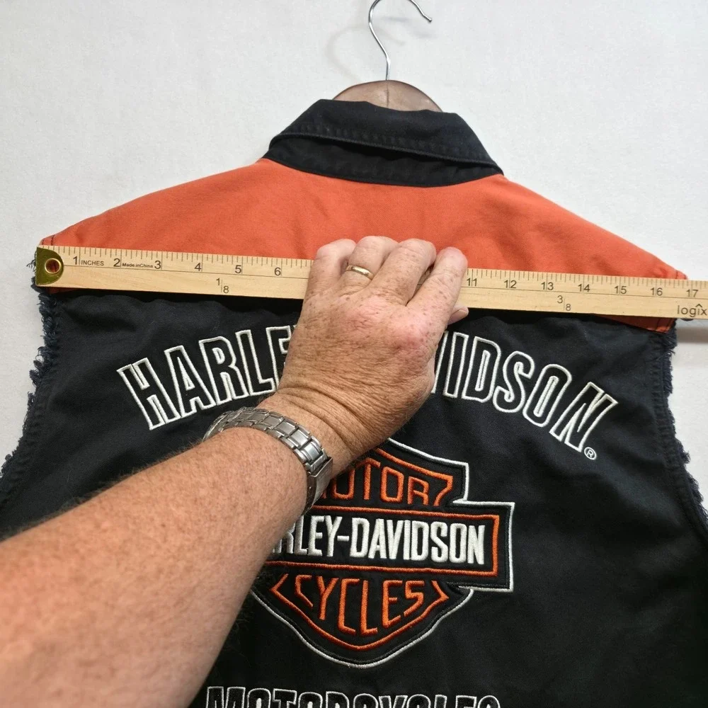 Harley Davidson Men's Prestige Blowout Sleeveless Vest Size Medium